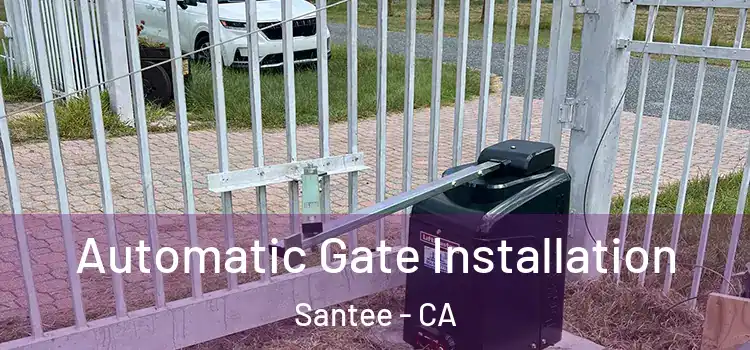  Automatic Gate Installation Santee - CA